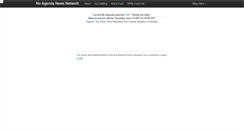 Desktop Screenshot of noagendanewsnetwork.com