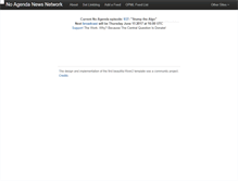 Tablet Screenshot of noagendanewsnetwork.com
